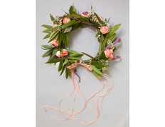 DIY Floral Crown from A Spl...