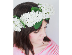 DIY Floral Crown from Treas...