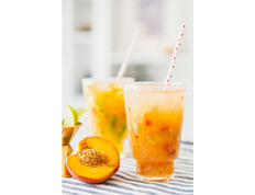 Peach Mules from A House in...