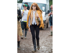 Florence Welch wears a folk...